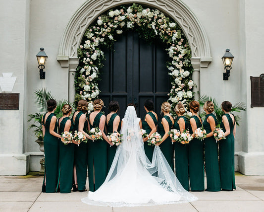 Hunter Green Bridesmaids
