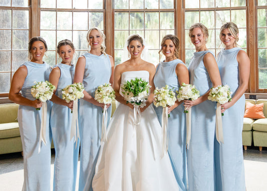 Sallie's Alice Blue Bridesmaid