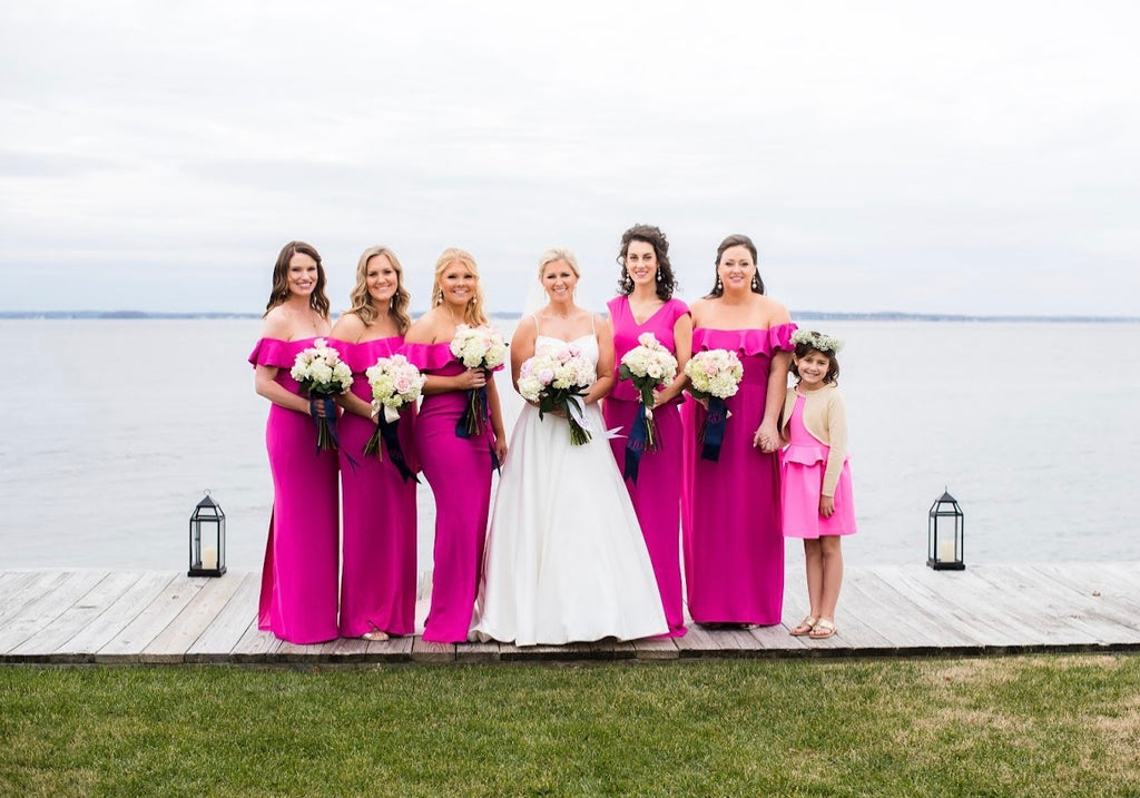 Alex's Fuchsia Bridesmaids