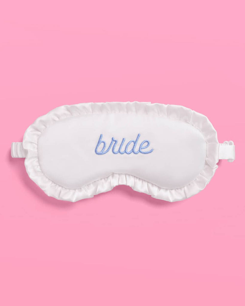 Ruffled Bride Sleep Mask