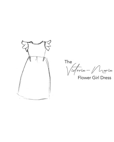 Victoria-Maria Flower Girl Dress